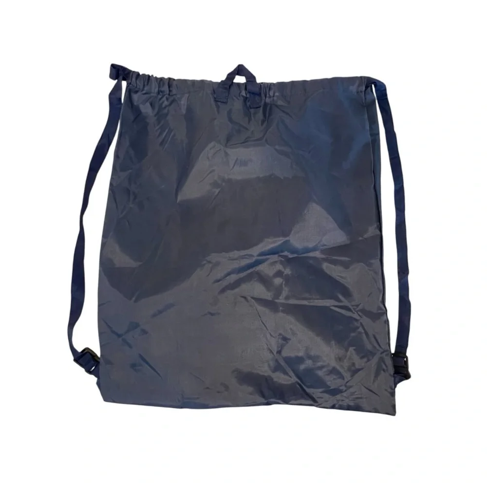 Skechers Navy Nylon Drawstring Bag